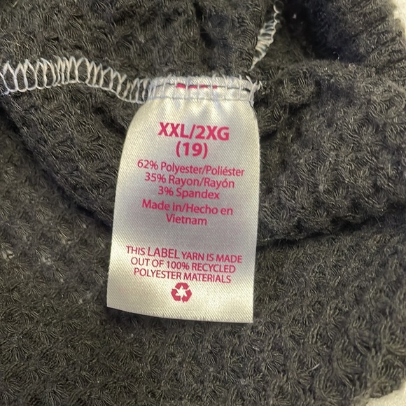 4/$24🦩 Waffle Knit Colorblock Sweater - Picture 6 of 6